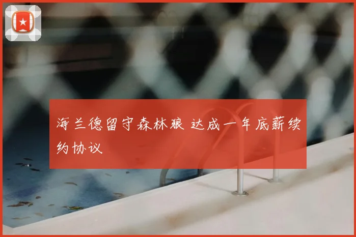 海兰德留守森林狼 达成一年底薪续约协议